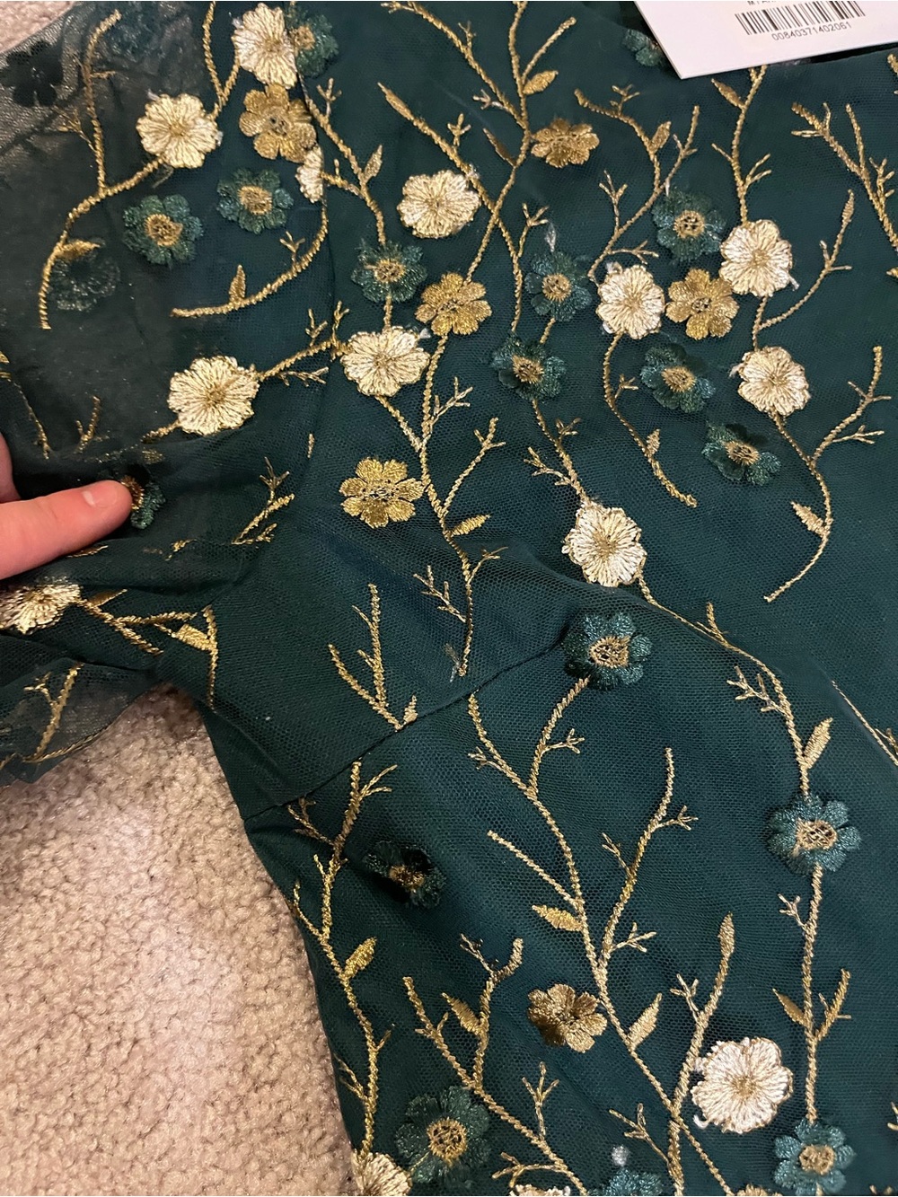 Baltic Born Arabella Floral Embroidered Tulle Maxi Dress - Picture 13 of 15